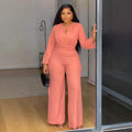 Women's Elegant Summer High Waist Straight Leg Jumpsuit