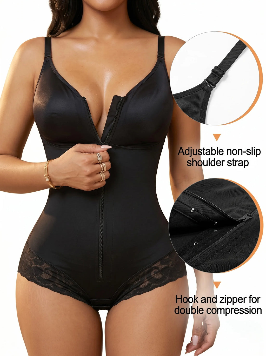 Women's Tummy Control Postpartum Full Body Shapewear Bodysuit