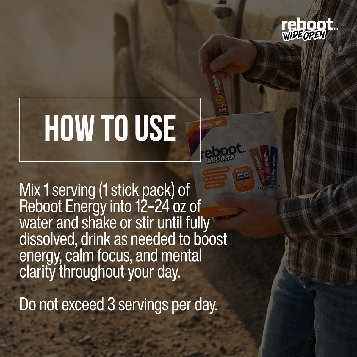 Drink Reboot Energy Variety Pack Drink Mix Sticks
